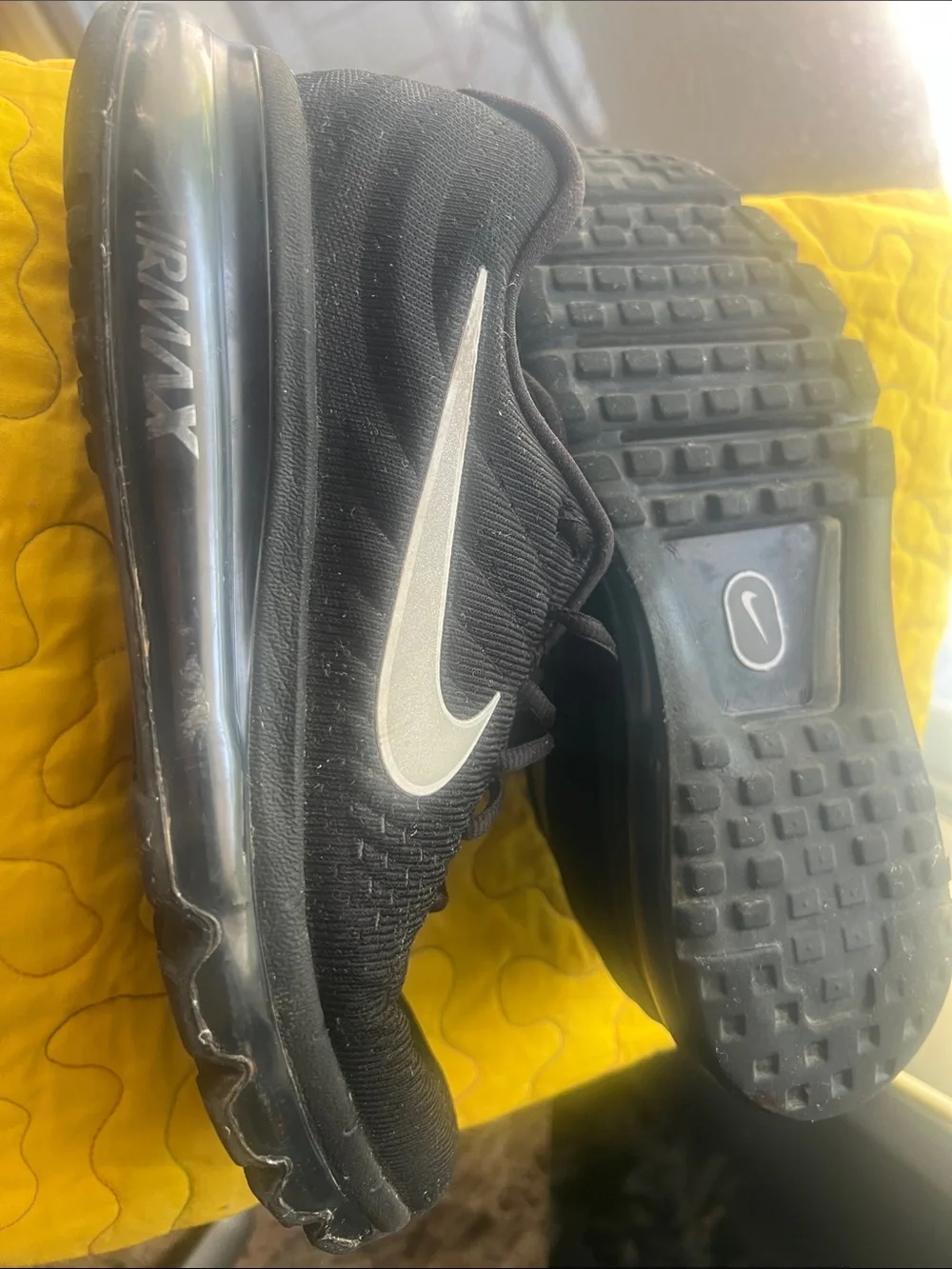 Nike Air Max 2017 Black Anthracite Sneakers 849559-001 Men's Size 7
